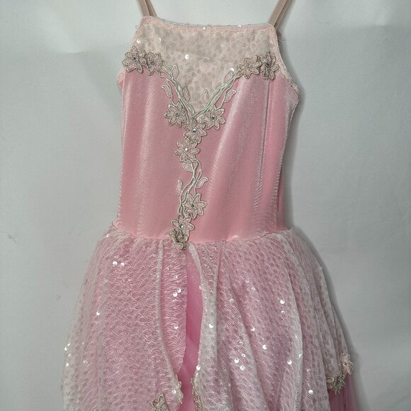 Pink Flower Embroidered Ballet Tutu - Picture 1 of 6